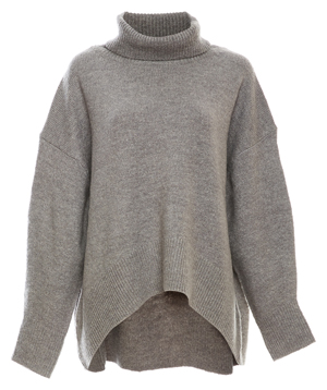 French Connection High-Low Cowl Neck Sweater