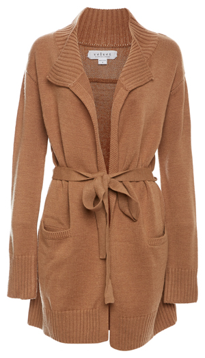 Velvet by Graham & Spencer Tie Waist Cardigan