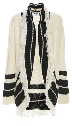 BB Dakota Fringed Cocoon Cardigan