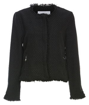 BB Dakota Tweed Raw Hem Jacket