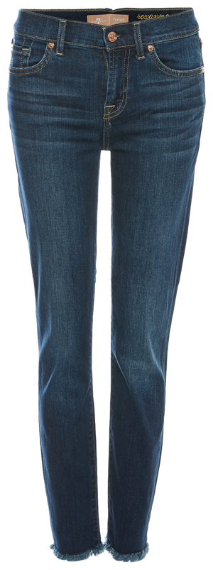 7 For All Mankind Roxane Ankle with Frayed Hem