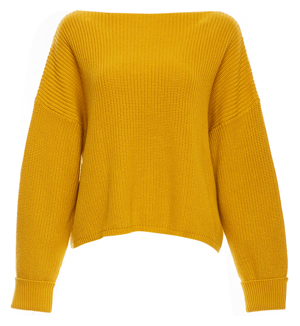 French Connection Cuffed Ribbed Sweater