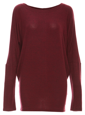 Stella Brushed Long Sleeve Dolman Top