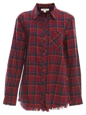 Beach Lunch Lounge Elyse Flannel Plaid
