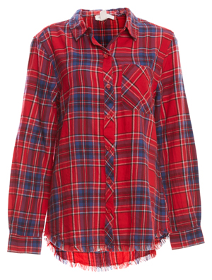 Beach Lunch Lounge Elyse Flannel Plaid
