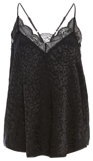 Leopard Print Lace Cami