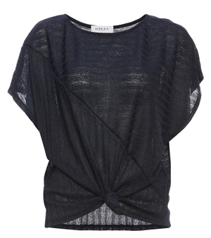 Boat Neck Short Sleeve Top