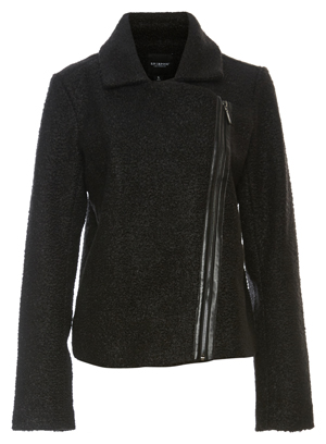 Liverpool Zip Up Moto Shearling Jacket