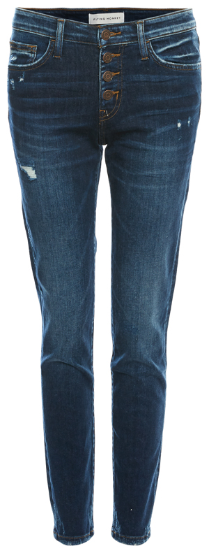 Flying Monkey Mid Rise Button Fly Skinny