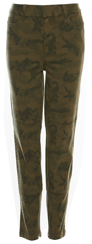 ecru Del Corso Seam Detail Pant