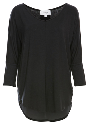 Pleated Back Dolman Sleeve Top