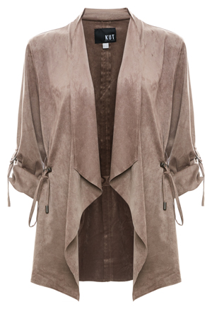 KUT from the Kloth Adjustable Waist Open Front Jacket