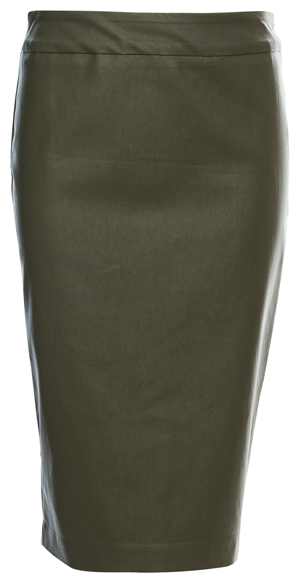 Tyler Madison Waxed Back Vent Skirt