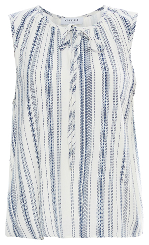 Sleeveless Printed Tank Top