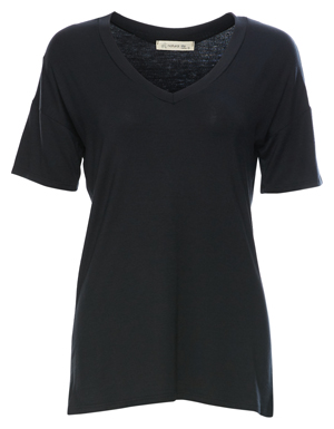V-Neck Mid-Sleeve Tee