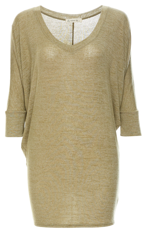 V-Neck Dolman Sleeve Top