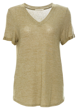 Boyfriend V-Neck Hacci Tee