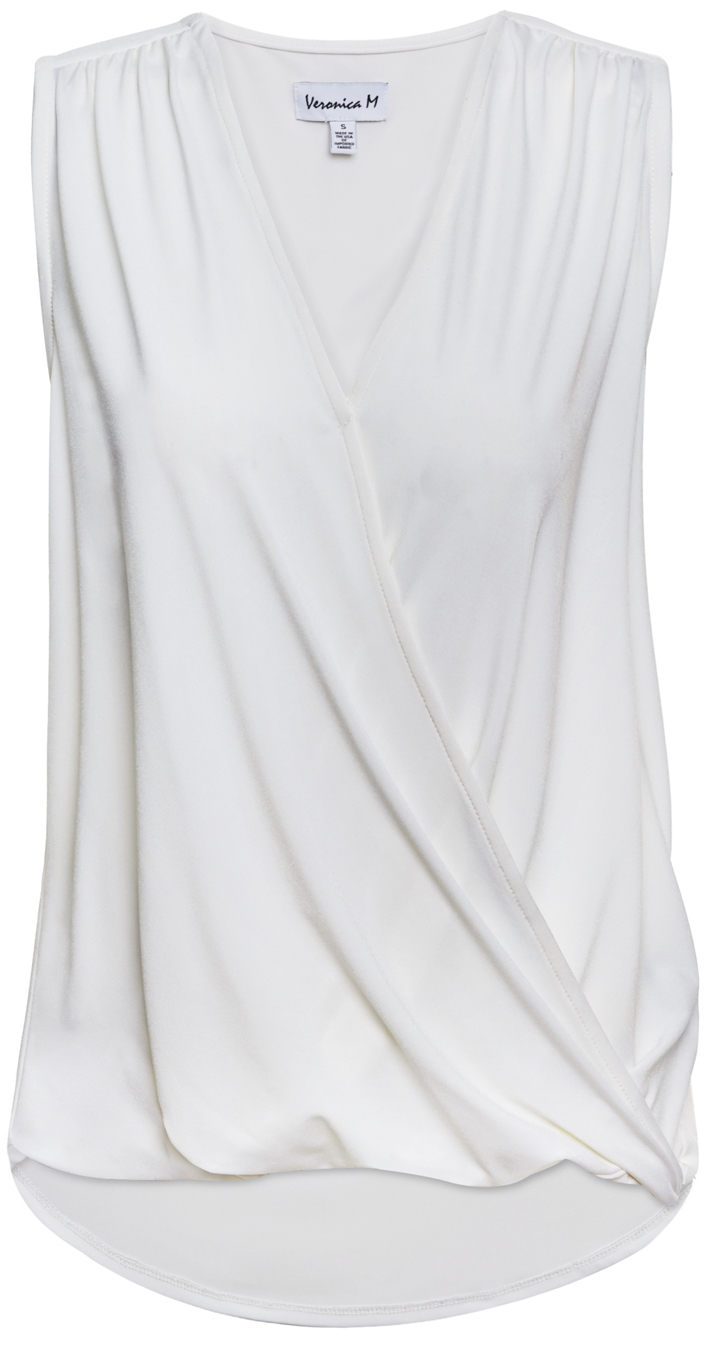 Veronica M Surplice Sleeveless Top