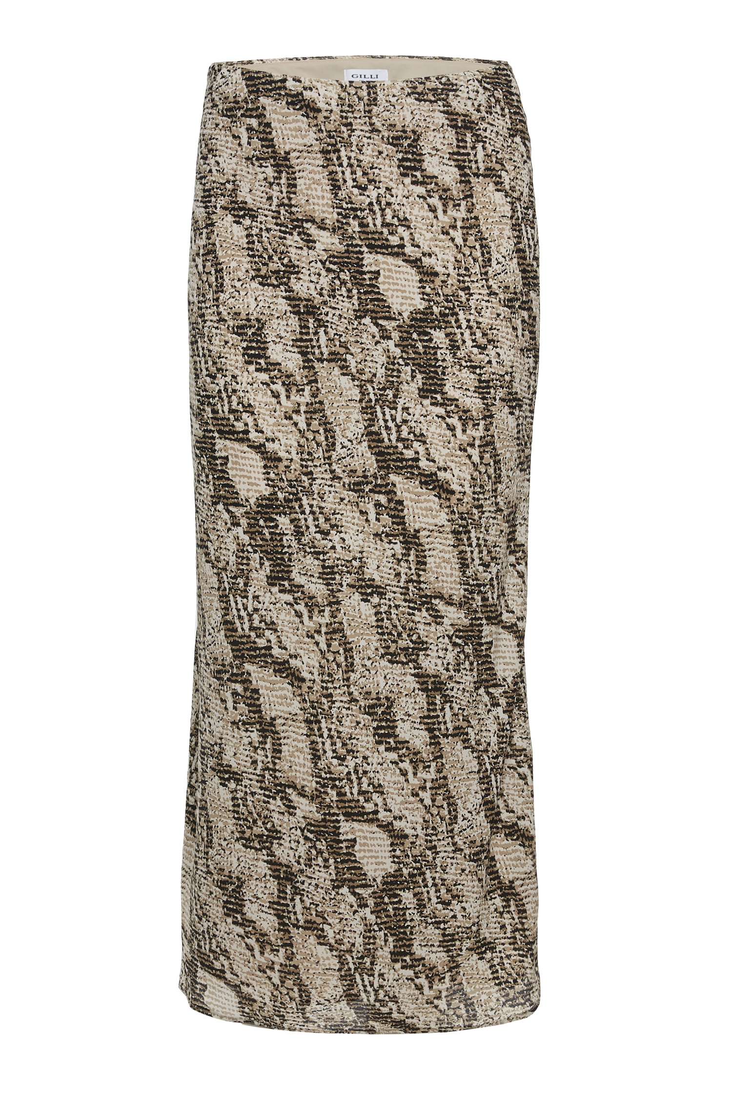 Gilli Bias Waist Printed Midi Skirt