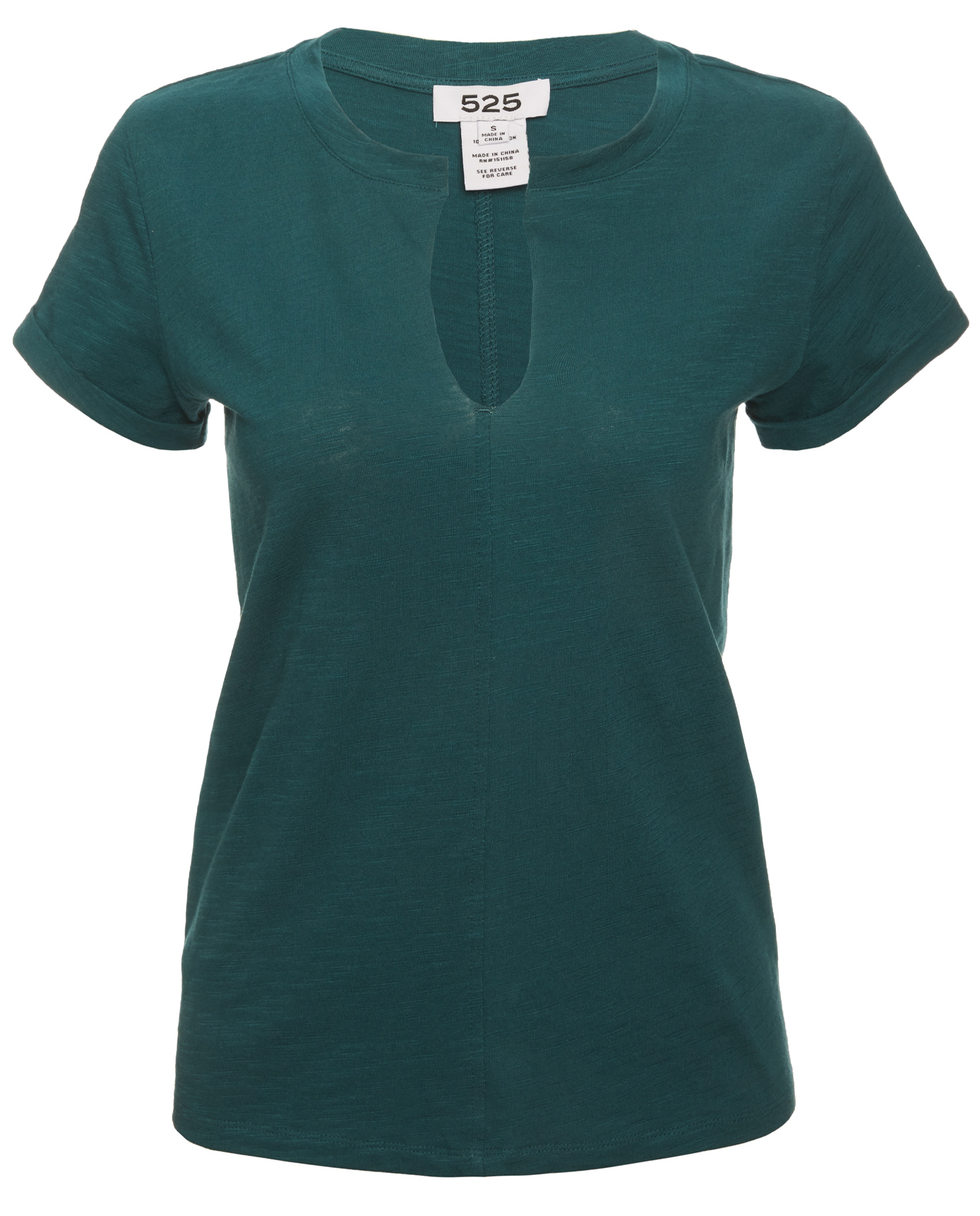 525 America Cotton Slit Front T-Shirt