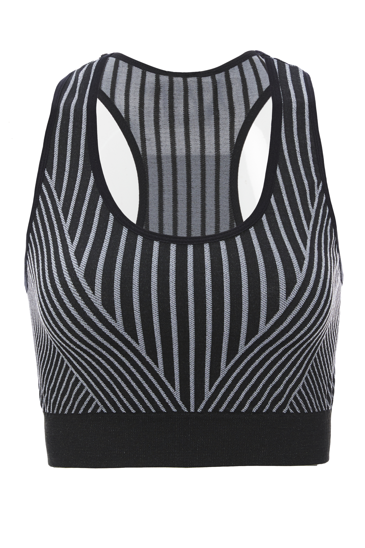 Linear Striped Bra