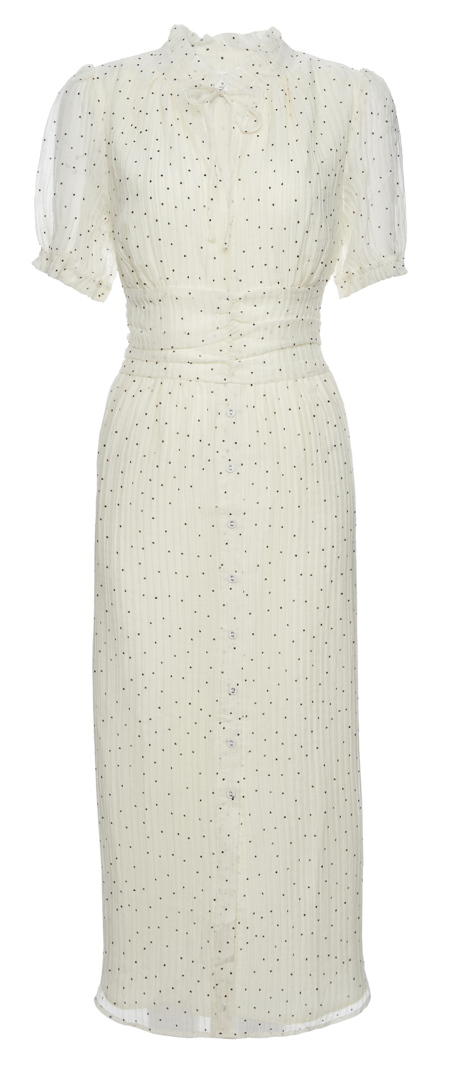 Vintage Inspired Short Sleeve Midi Dress