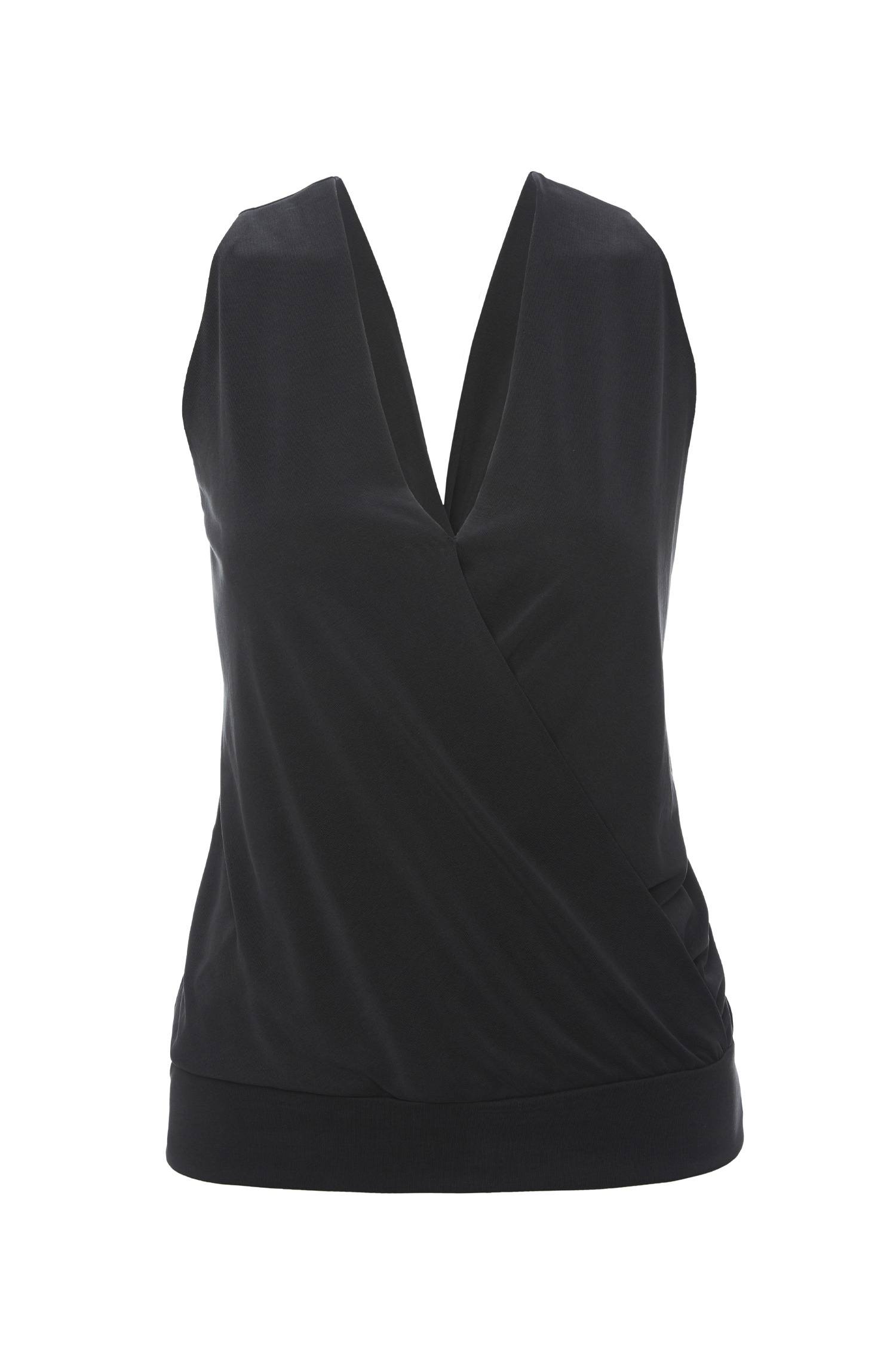 Veronica M Surplice Tank with Band