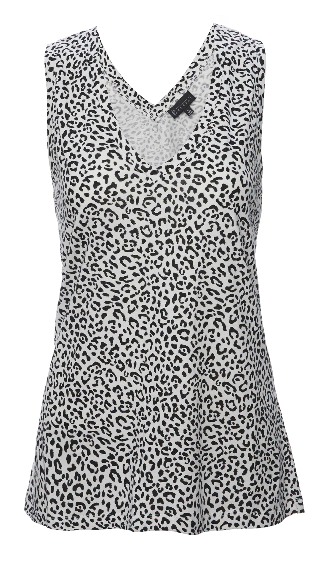 Printed V-Neck Tank