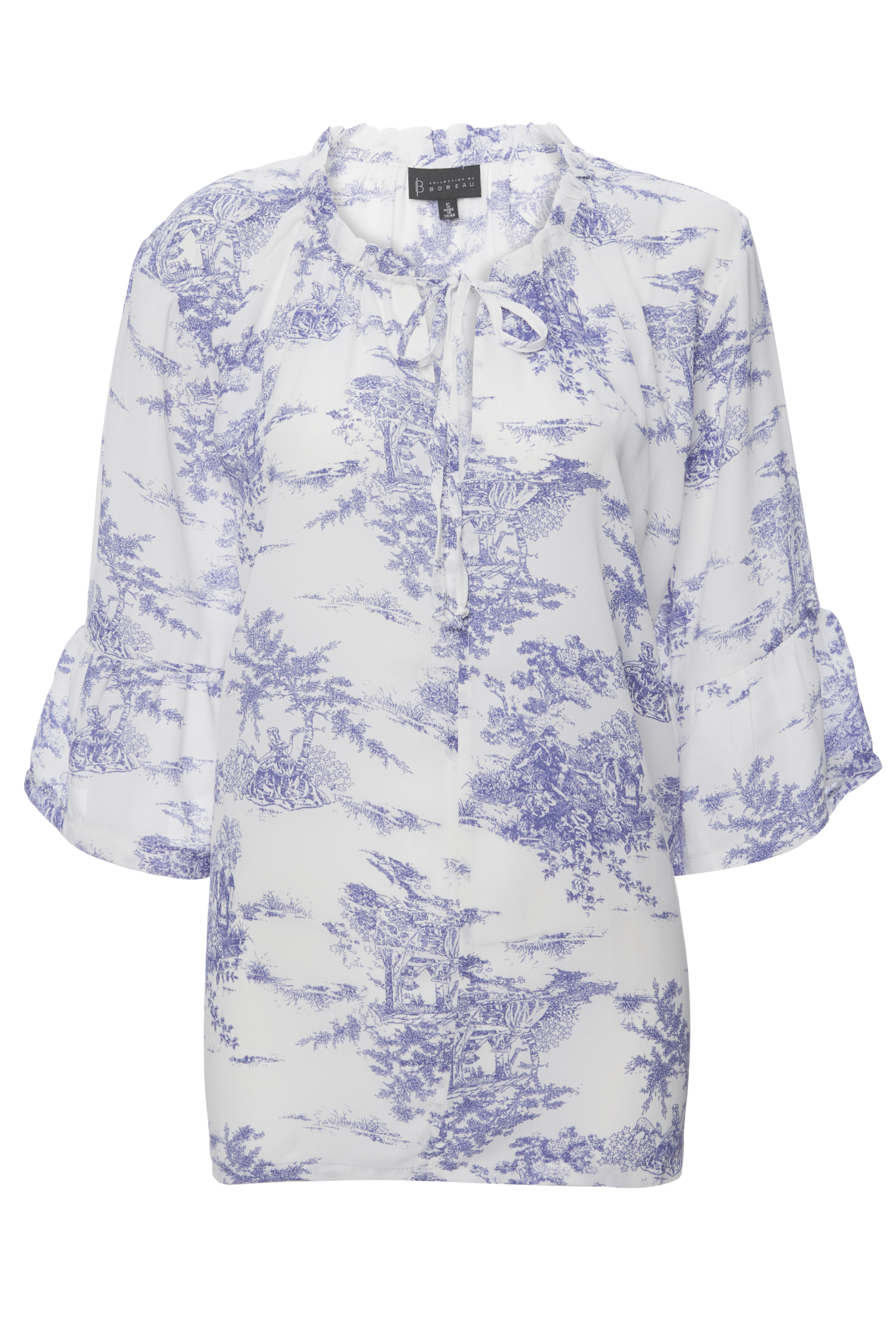 Flounce Sleeve Blouse
