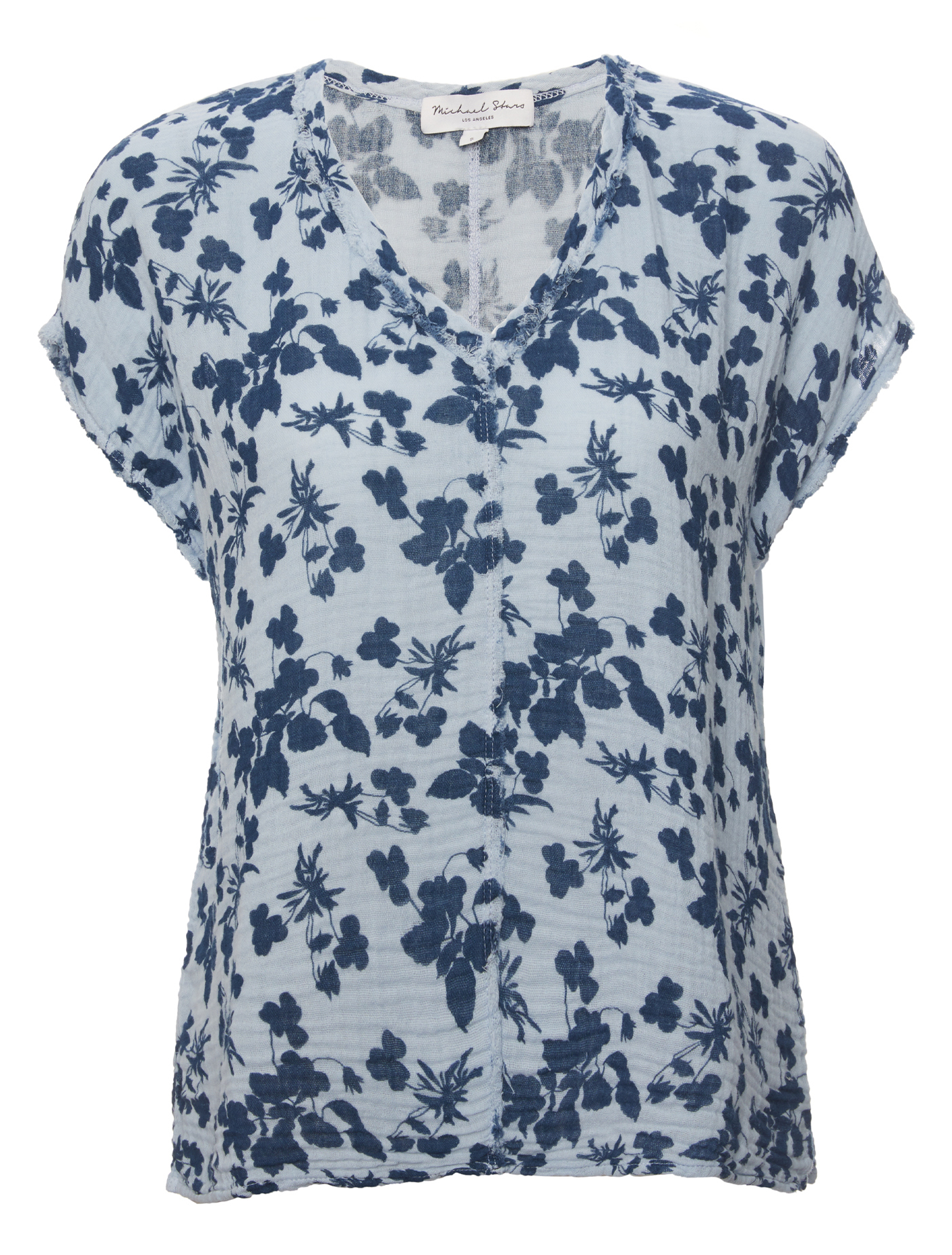 V-Neck Floral Tee