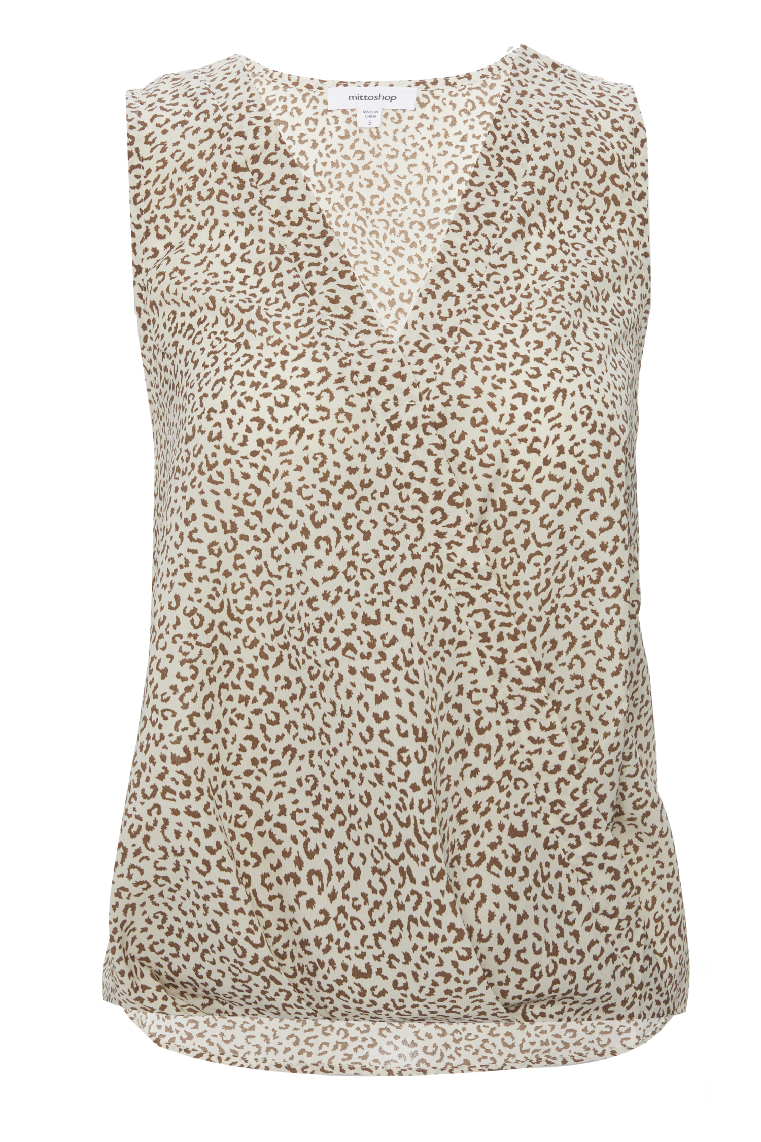 Surplice Bubble Hem Top