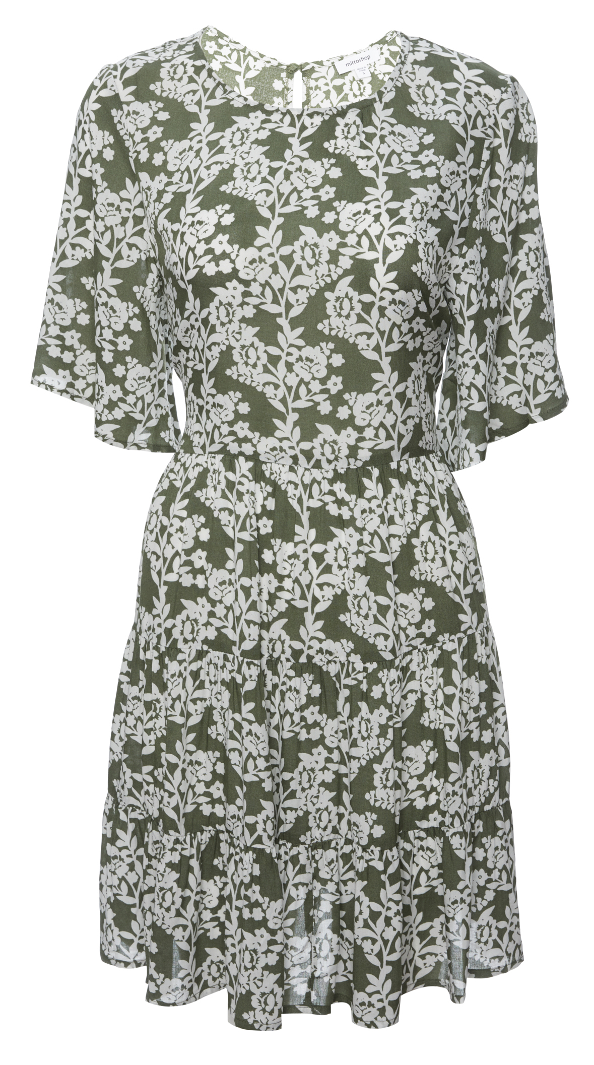 3/4 Sleeve Printed Dress