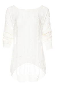 Open Knit Web Sweater
