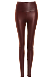 High Waist Vegan Leather Leggings