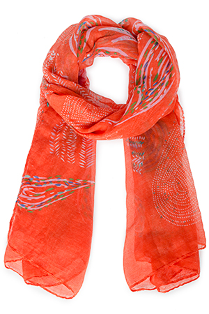 Paisley Peacock Scarf