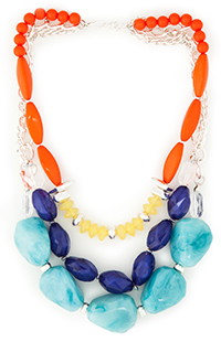 Tropical Beaded Necklace