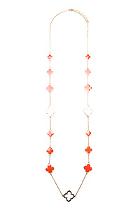Colorful Clover Necklace