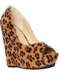 Peep Toe Platform Wedges