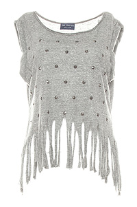 Studded Fringe Tank Top