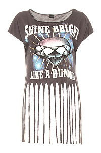 Shine Bright Fringe Tee
