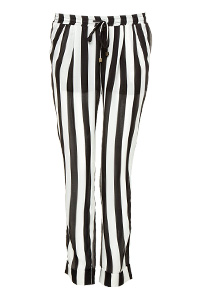 Striped Drawstring Pants