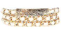 Woven Chain Wrap Bracelet
