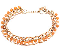 Beaded Chain Link Bracelet
