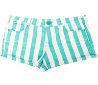 Sailor Striped Denim Shorts