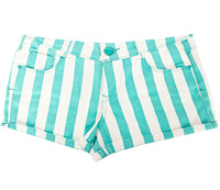 Sailor Striped Denim Shorts