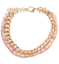 Beaded Chain Link Bracelet
