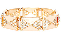Art Deco Pyramid Bracelet