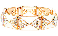 Art Deco Pyramid Bracelet