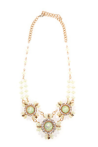 Floral Gem Necklace