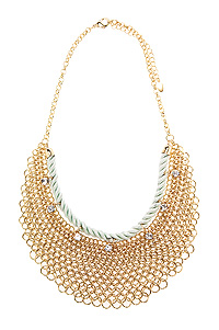 Chain Mail Bib Necklace